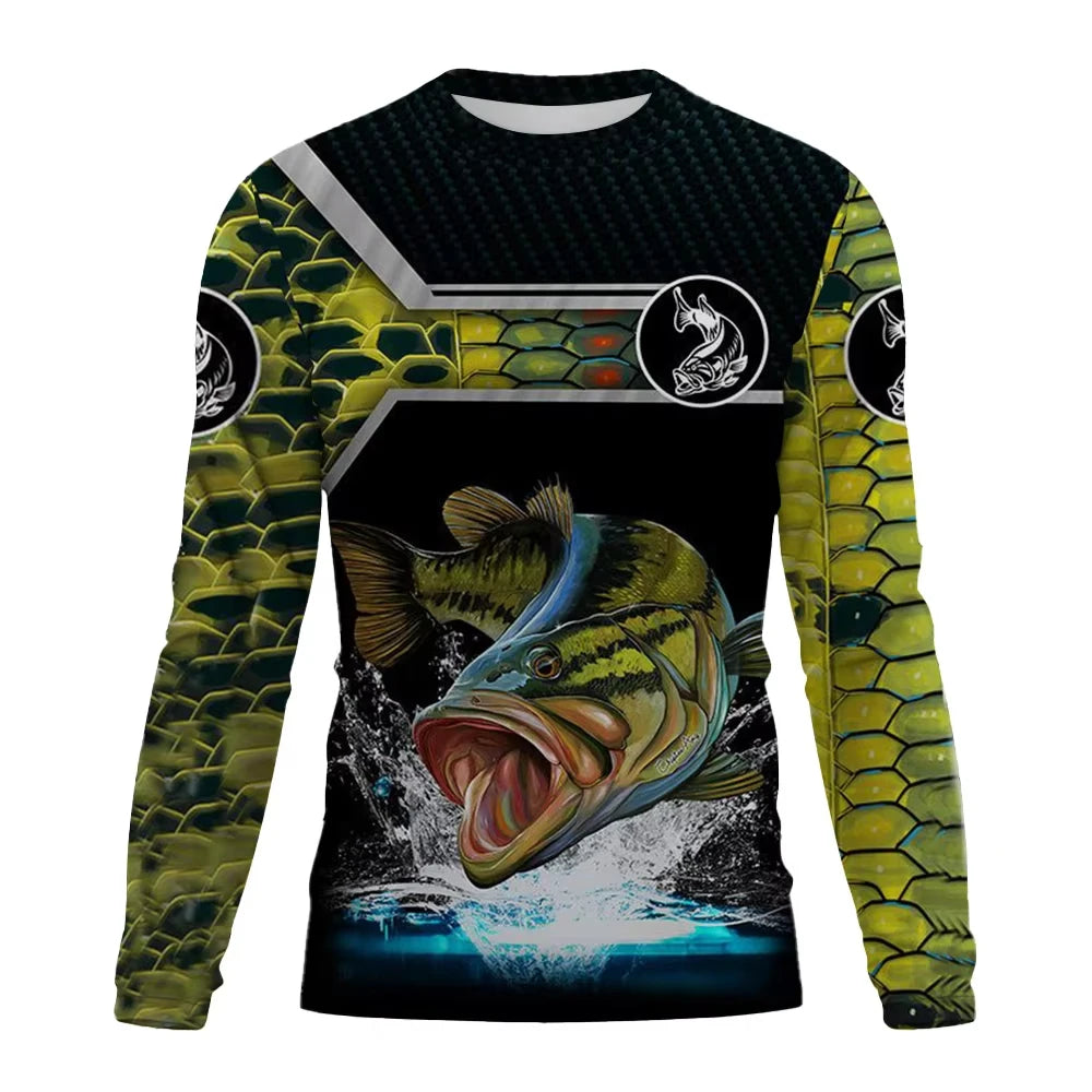 Camiseta de pesca UV