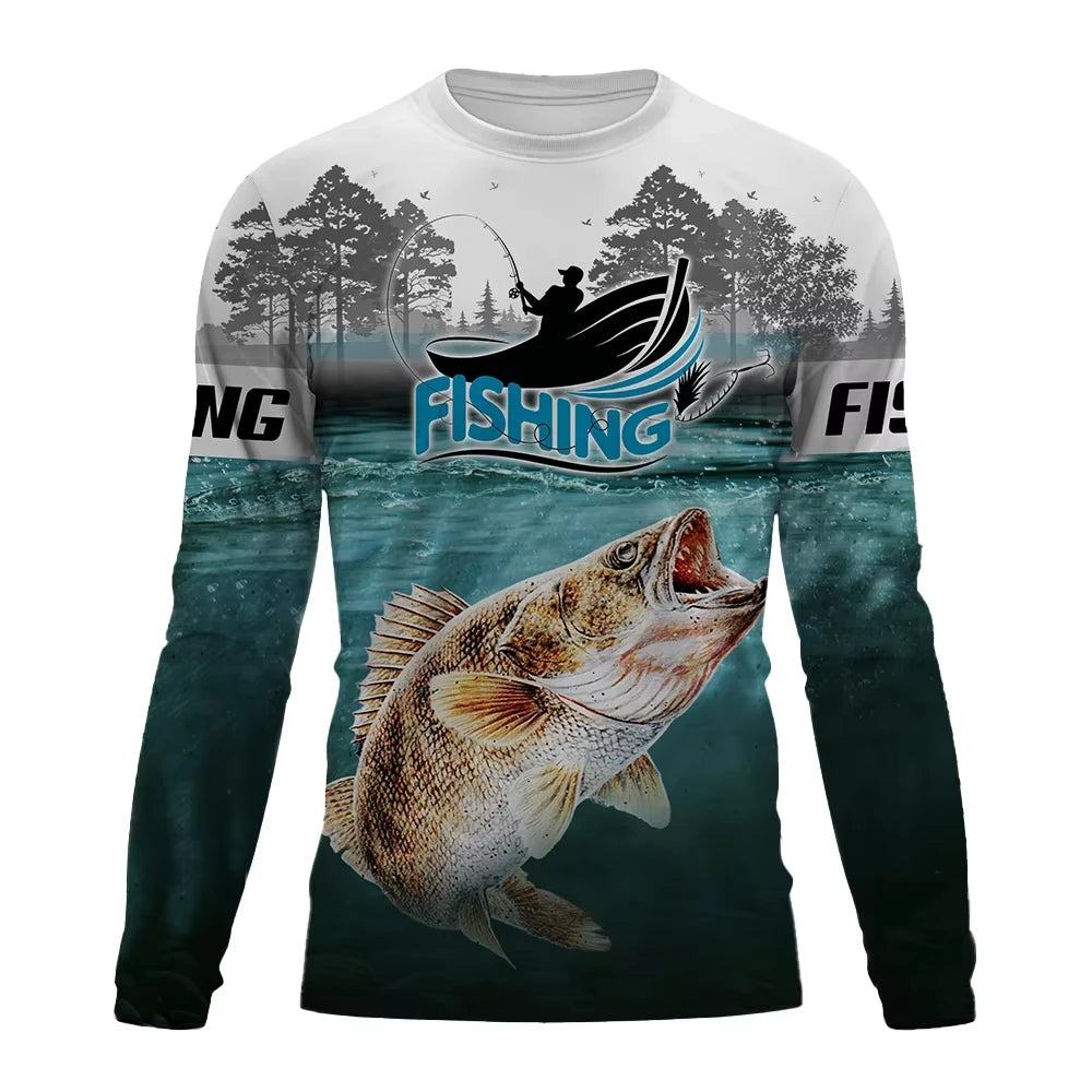 Camiseta de pesca UV